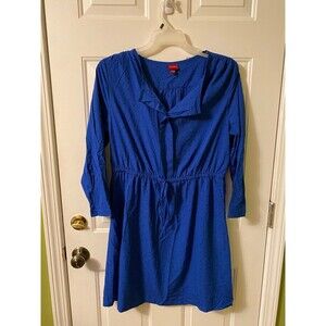 Beautiful Lightweight Target Merona XL blue polka dot Dress